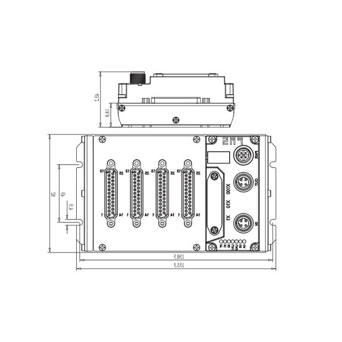 EtherCAT protocol、64DI/DO adaptive configuration、NPN、D-Sub interface、 IP20 remote module、009E91